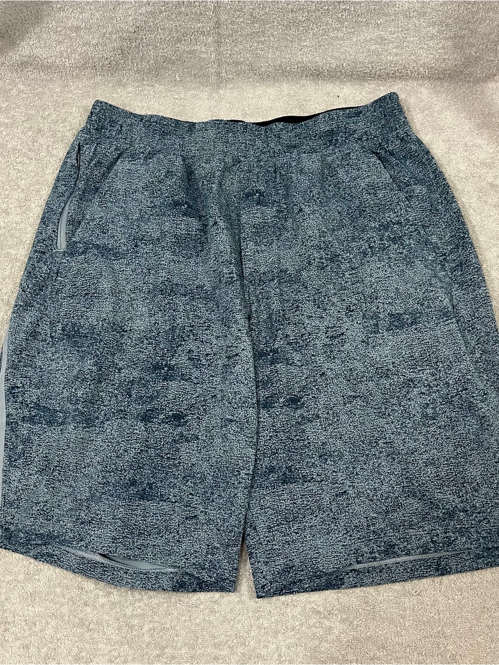 Nice Laundry Shorts Mens XL Teal Blue Green Turquoise Mesh Drawstring Athletic